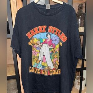 Harry Styles 2021 Love On Tour tee tshirt merch concert flowers floral colorful